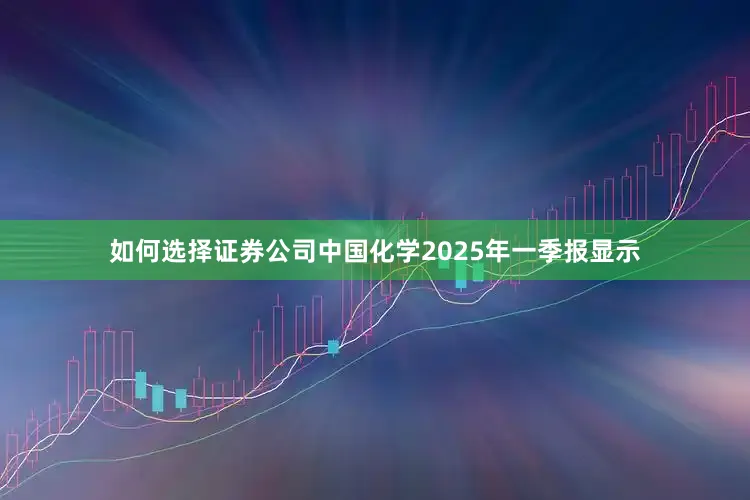 如何选择证券公司中国化学2025年一季报显示
